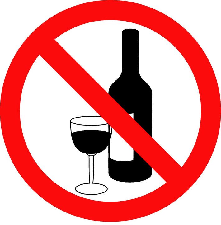 Avoid drinking alcohol while taking medications to treat chronic prostatitis